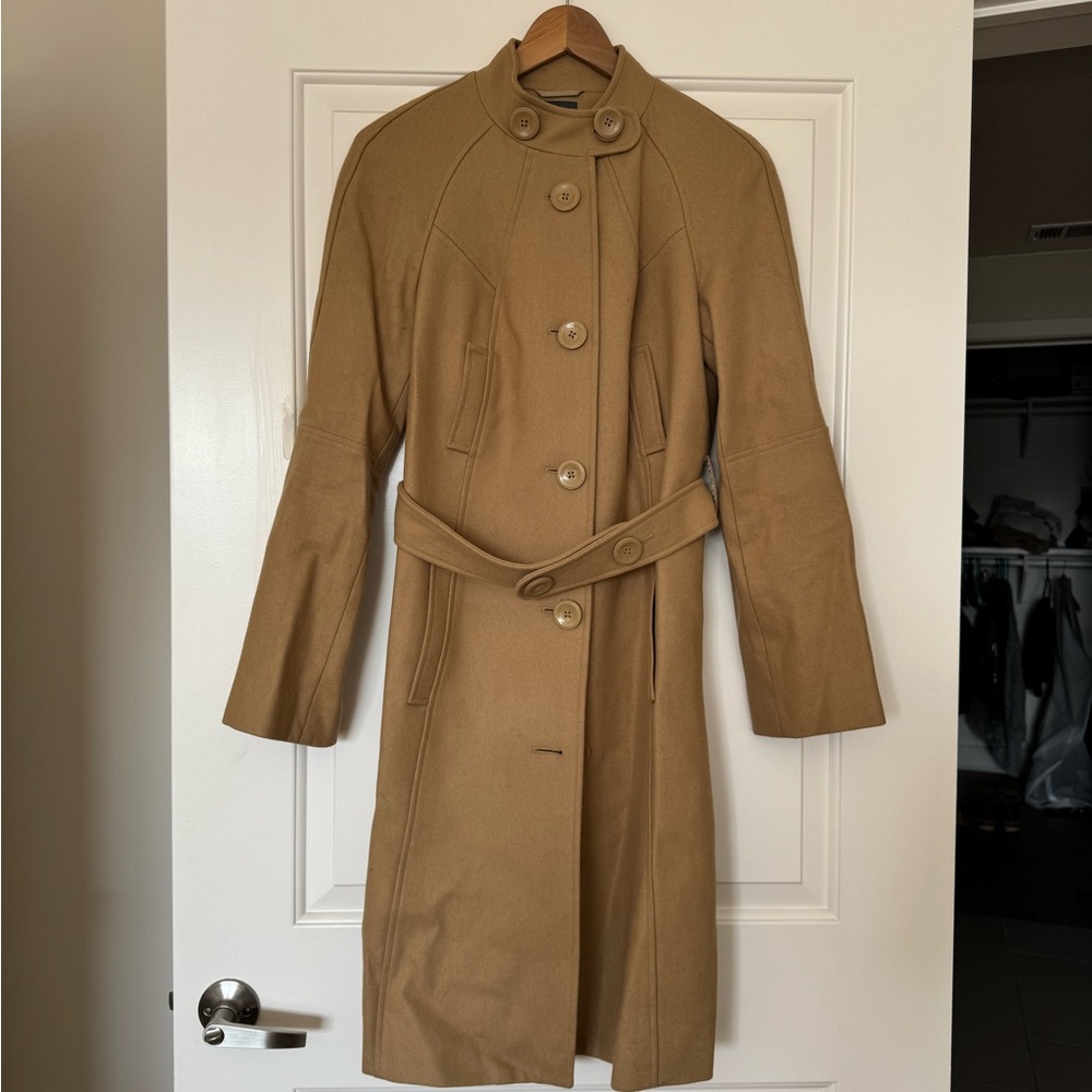 Camel Wool Blend Coat